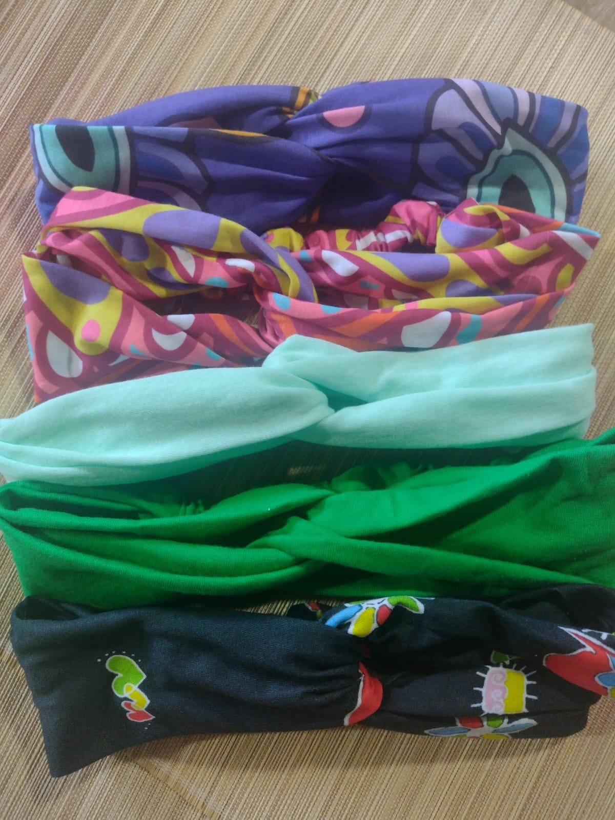 Vincha turbante PAJARITOS | APS Indumentaria