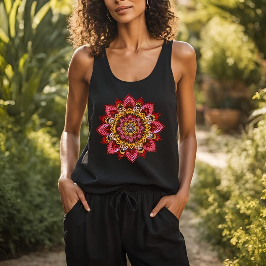 Musculosa MANDALA FUEGO (dtf) - Imagen 3