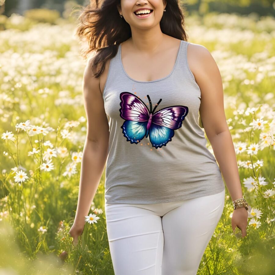 Musculosa MARIPOSA TECNICOLOR (dtf) - Imagen 3