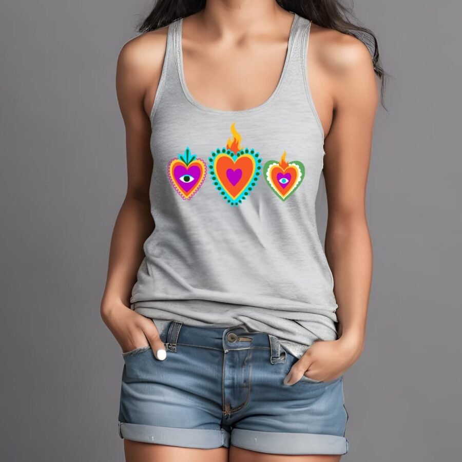 Musculosa CORAZONES MÁGICOS (dtf) - Imagen 3