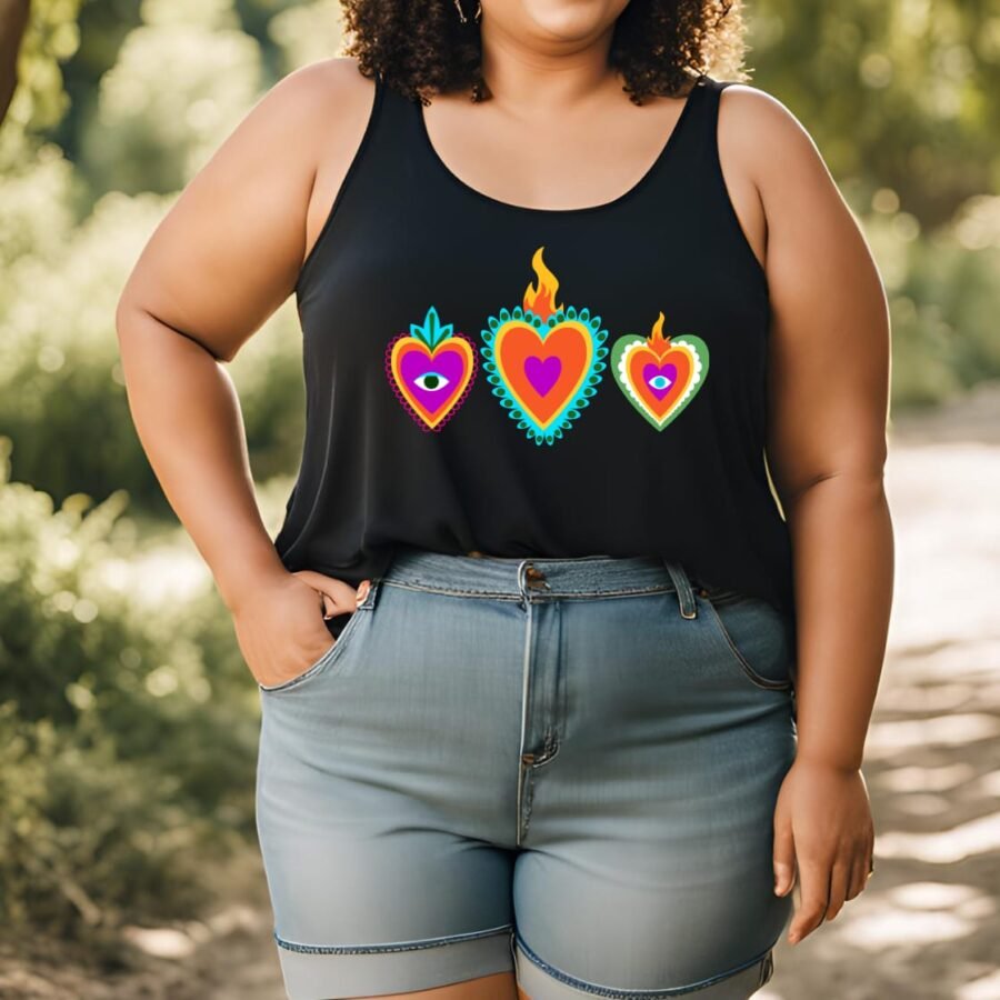 Musculosa CORAZONES MÁGICOS (dtf)