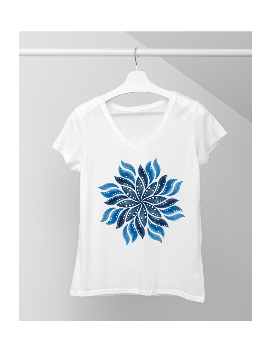 Remera Mandala Cielo
