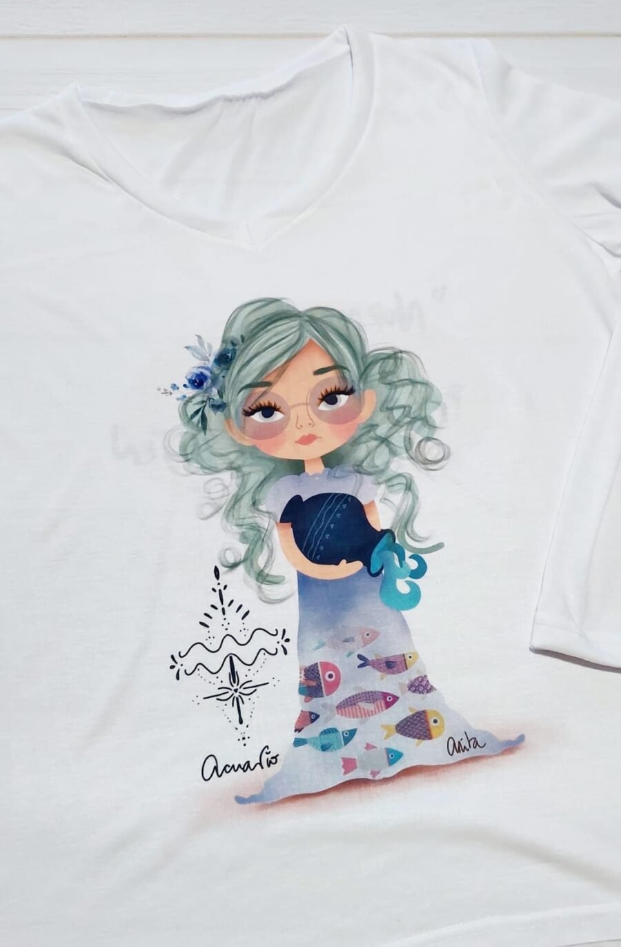 Remera ACUARIO M/L