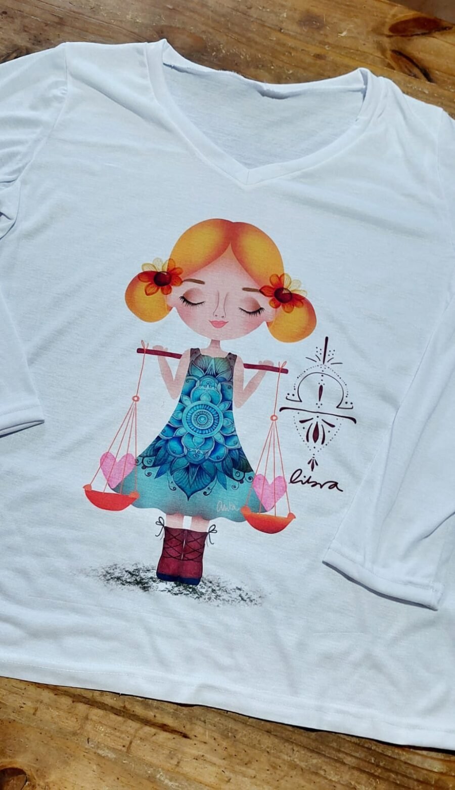 Remera LIBRA M/L