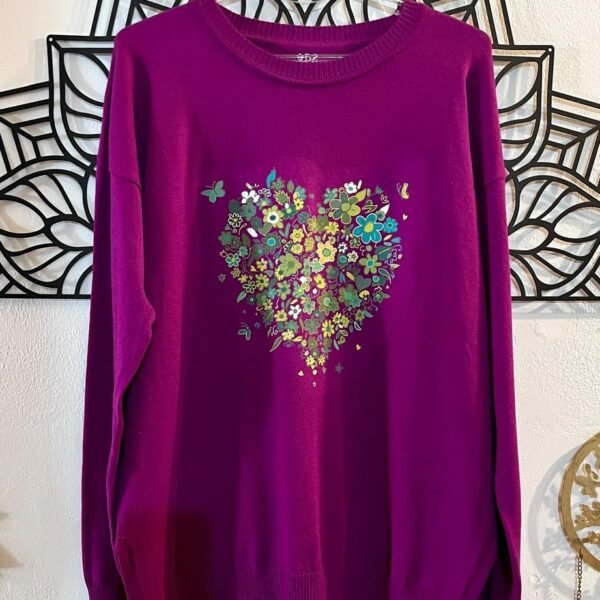 Sweater Amapola CORAZÓN VERDE