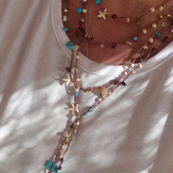 Collar Sin Fin Turquesa by APS