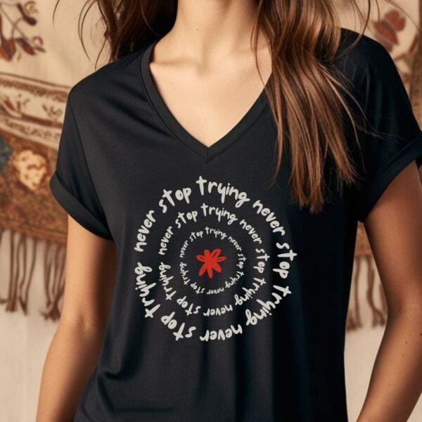 Remera NEVER STOP. By APS (dtf)