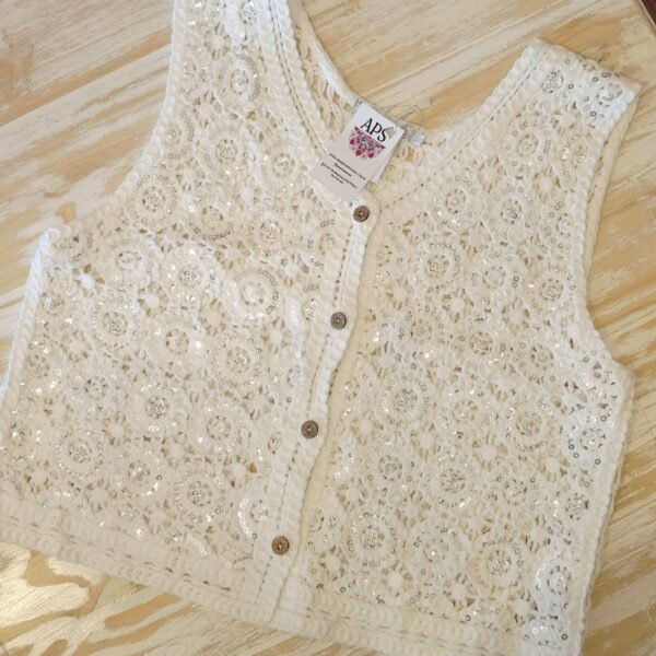 Chaleco Boho Brillo