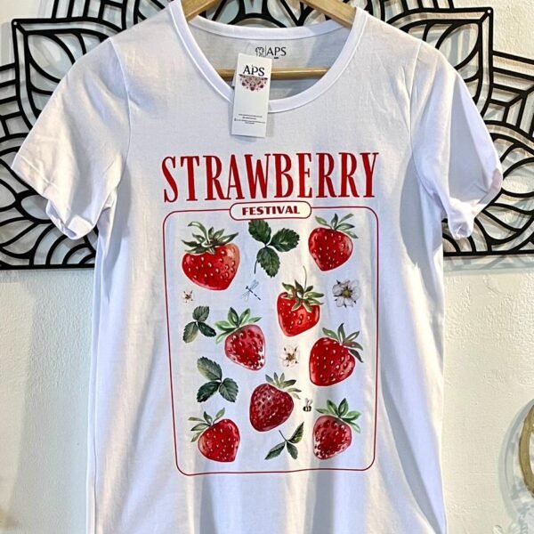 Remera STRAWBERRY (algodón)