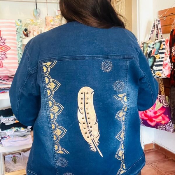 Campera de jean PLUMA. Talle 5xl