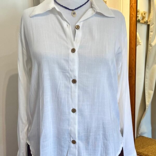 Camisa lino. Talle 3