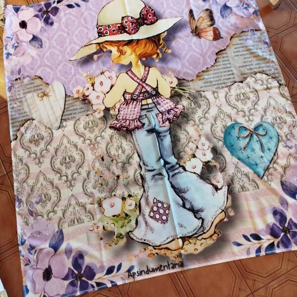 Manta playera SARAH K LILA. By APS