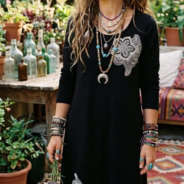 Vestido de lanilla. Talle XXL