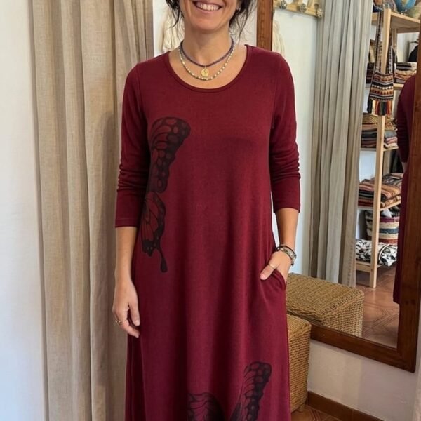 Vestido de lanilla. Talle XXL