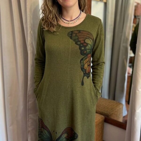 Vestido de lanilla. Talle L