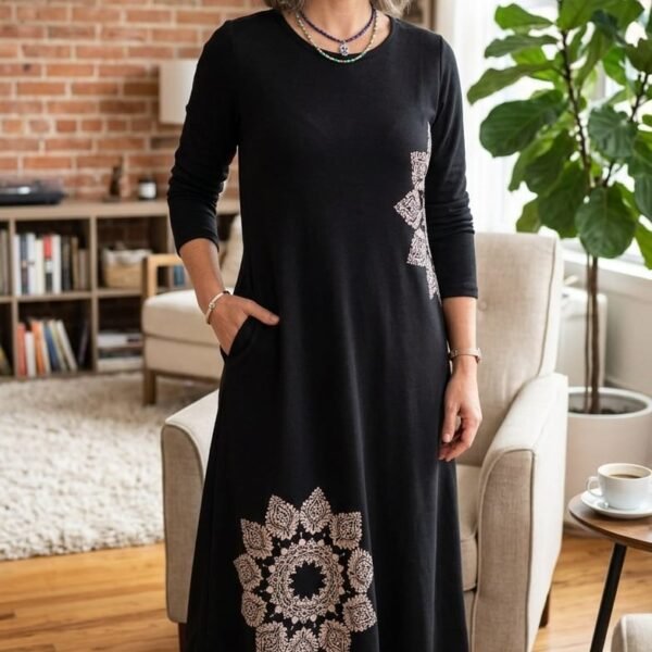 Vestido de lanilla. Talle L  y XL