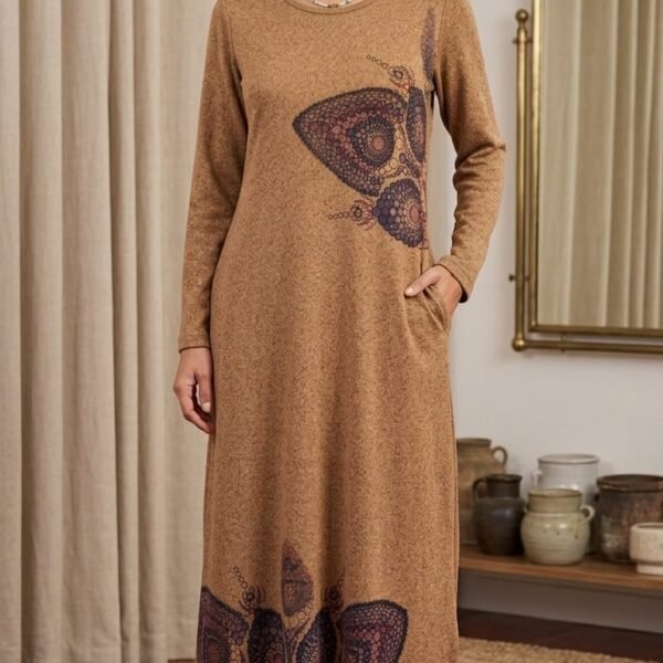 Vestido de lanilla. Talle L