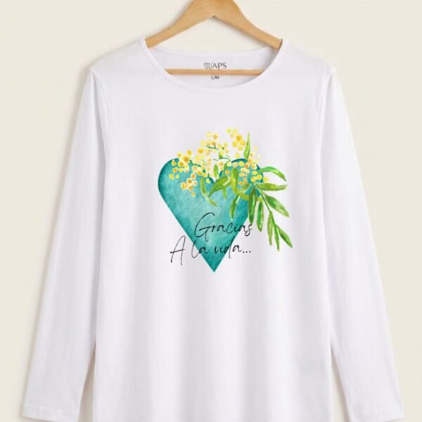 Remera GRACIAS A LA VIDA (m/l). By APS