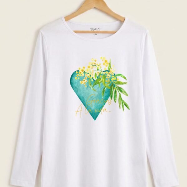 Remera GRACIAS A LA VIDA, GOLD (m/l). By APS