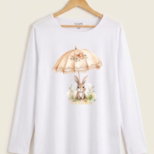 Remera MI MEJOR VERSIÓN, GOLD (m/l). By APS