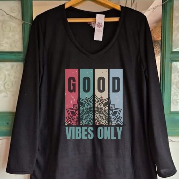 Remera GOOD VIBES (m/l). By APS (dtf)