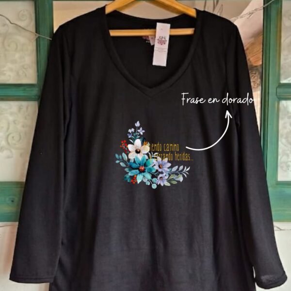 Remera CERRANDO HERIDAS GOLD (m/l). By APS (dtf)