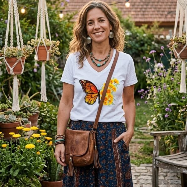 Remera MONARCA CÍTRICA (Cod 117)