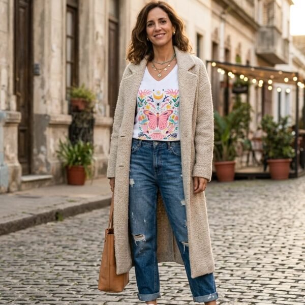 Remera MARIPOSA CÓSMICA (Cod 012)
