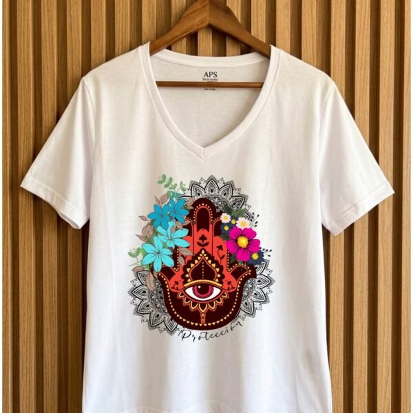 Remera MANO PROTECTORA (Cod 023)