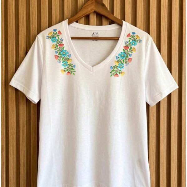 Remera BORDADO MEXICANO (Cod 051)