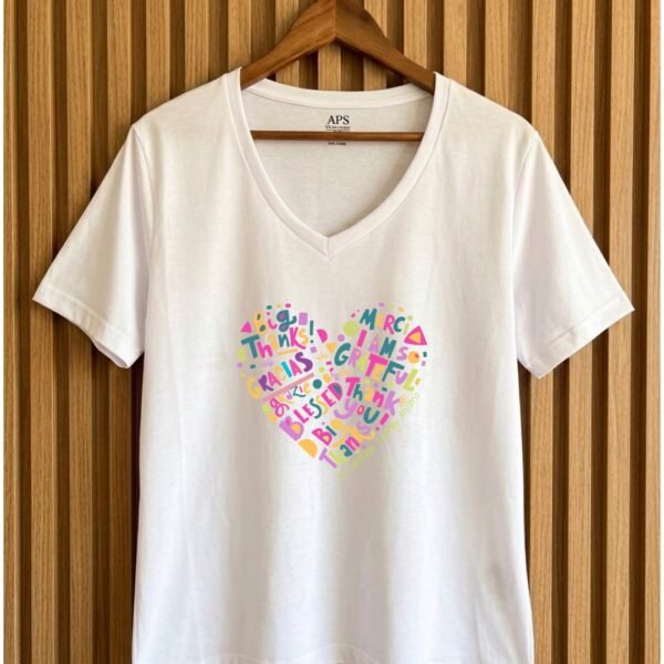 Remera CORAZÓN GRACIAS (Cod 095)