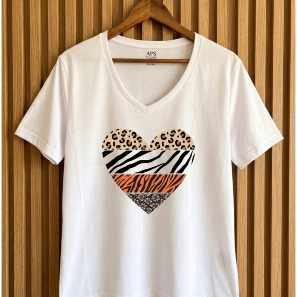 Remera CORAZÓN PRINT (Cod 094)