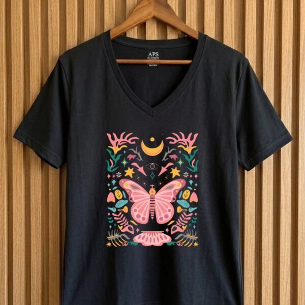 Remera MARIPOSA CÓSMICA (Cod 0121/DTF)