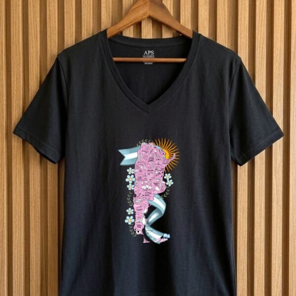 Remera MI PAÍS (Cod 2011/DTF)