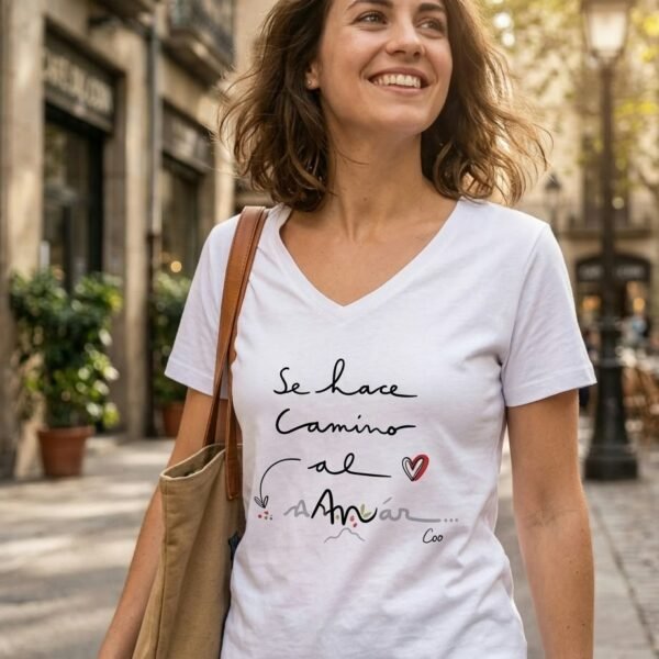 Remera CAMINO (Cod 055) - L/XL, blanco